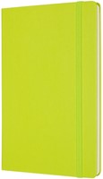 Notitieboek Moleskine large 130x210mm blanco hard cover lemon green-2