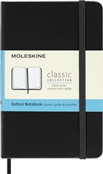 Notitieboek Moleskine pocket 90x140mm dots hard cover zwart