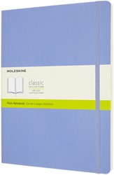 Notitieboek Moleskine XL 190x250mm blanco soft cover hydrangea blue