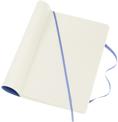Notitieboek Moleskine large 130x210mm blanco soft cover hydrangea blue-1