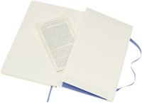 Notitieboek Moleskine large 130x210mm blanco soft cover hydrangea blue-2