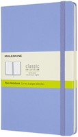 Notitieboek Moleskine large 130x210mm blanco hard cover hydrangea blue