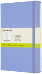 Notitieboek Moleskine large 130x210mm blanco hard cover hydrangea blue