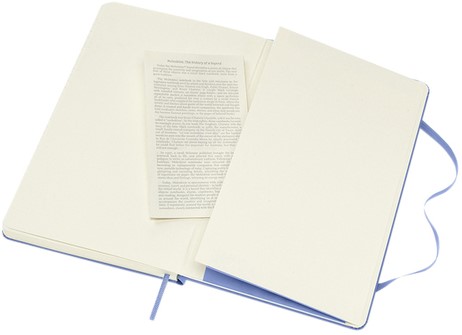 Notitieboek Moleskine large 130x210mm blanco hard cover hydrangea blue-2