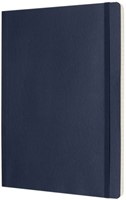 Notitieboek Moleskine XL 190x250mm lijn soft cover sapphire blue-2