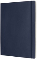 Notitieboek Moleskine XL 190x250mm lijn soft cover sapphire blue-2