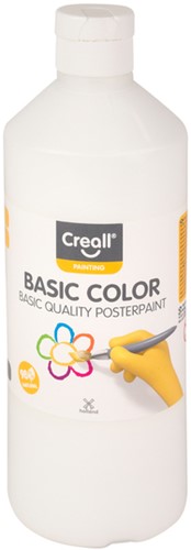 Plakkaatverf Creall basic wit 500ml