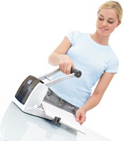 Perforator Rapesco Germ-Savvy High Capacity Eco P1100 antibacterieel 2-gaats wit-3