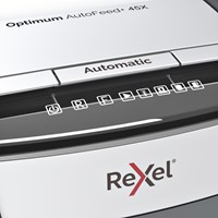 Papiervernietiger Rexel Optimum Auto+ 45X snippers 4x28mm-2