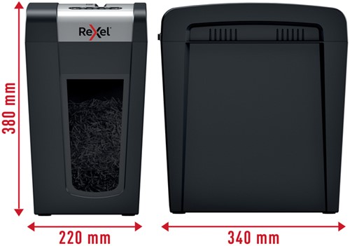 Papiervernietiger Rexel Secure MC6-SL snippers 2x15mm-3