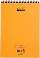 Spiraalblok Rhodia A4 lijn 160 pagina's 80gr oranje-3