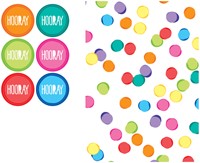 Uitdeelzakjes Haza Festive Colors met stickers 6 stuks-2