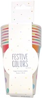 Bekers Haza Festive Colors 250ml 8 stuks-2