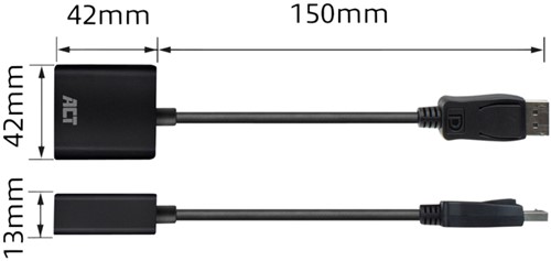 Adapter ACT DisplayPort naar VGA-1