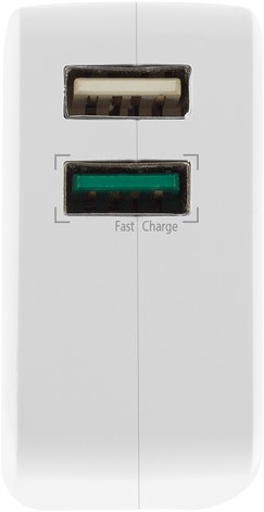 Oplader ACT USB 2 poorts Quickcharge 30W wit-1