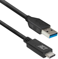 Kabel ACT USB A 3.2 naar USB-C 1 meter