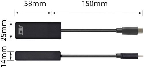Adapter ACT USB-C naar Gigabit Ethernet-2