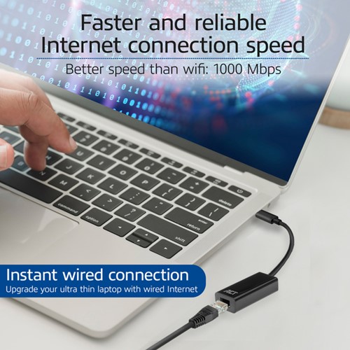 Adapter ACT USB-C naar Gigabit Ethernet-4