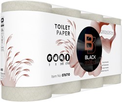 Toiletpapier BlackSatino GreenGrow CT10 3-laags 200vel naturel 076710