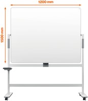 Whiteboard Nobo Move & Meet kantelbaar 120x150cm-2