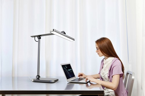 Bureaulamp Unilux Pureline led grijs-1