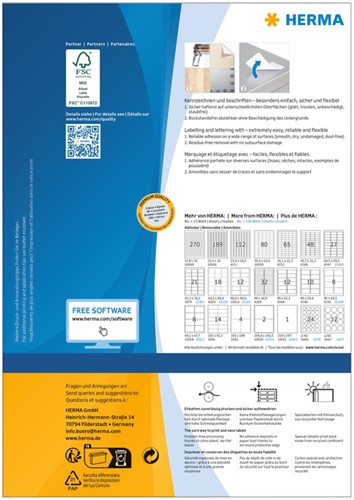 Etiket HERMA 10300 63.5x29.6mm verwijderbaar wit 2700 etiketten-3
