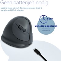Muis R-Go Ergonomisch HE Basic Wireless Rechts M-2