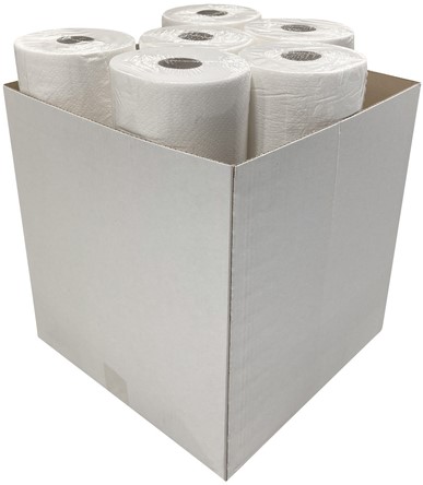 Onderzoektafelpapier Euro Products 2-laags 40cmx100m 250 vel wit 138042-3