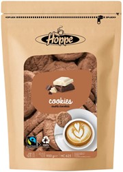 Koekjes Hoppe Cookies fairtrade double chocolate circa 125stuks