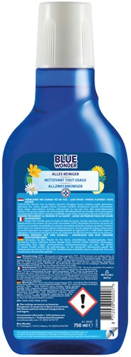 Allesreiniger Blue Wonder met dop dosering 750ml-2