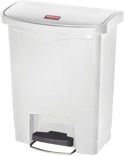 Pedaalemmer Rubbermaid Slim Jim Step-On 30liter wit