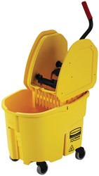 Mopemmer Rubbermaid Wavebrake met wringer 33liter geel