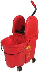 Mopemmer Rubbermaid Wavebrake met wringer 33L rood