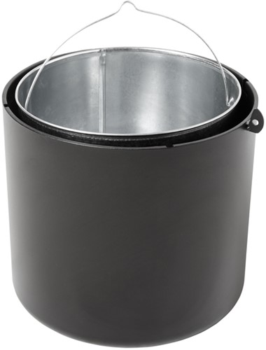 Asbak Rubbermaid Infinity Genie staand zwart-3