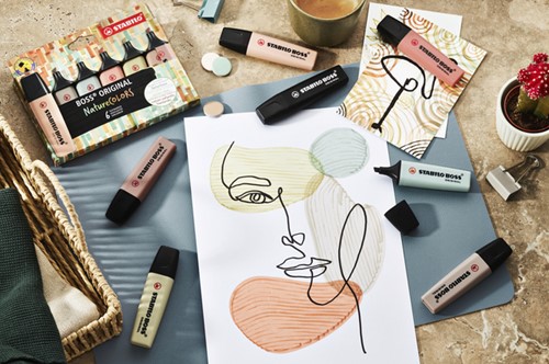 Markeerstift STABILO Boss 70/175 nature colors sienna-1