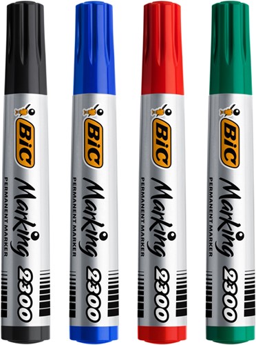 Viltstift Bic 2300 ecolutions schuin medium doos à 4 stuks-2