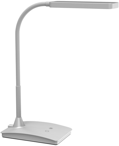 Bureaulamp MAUL Pearly LED colour vario dimbaar zilver