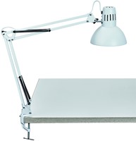 Bureaulamp MAUL Study tafelklem excl.LED lamp E27 wit-3