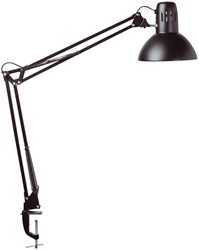 Bureaulamp MAUL Study tafelklem excl.LED lamp E27 zwart