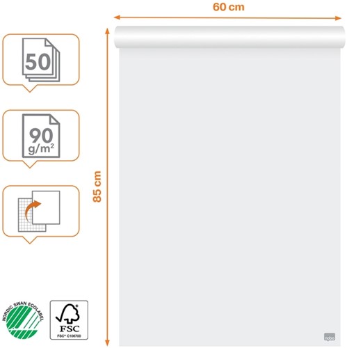 Flipover Nobo premium 60x85cm dubbelzijdig 2x 50vel-4
