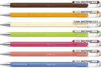 Gelschrijver Pentel K110 Mattehop Fun Sweet medium assorti blister à 7 stuks-1