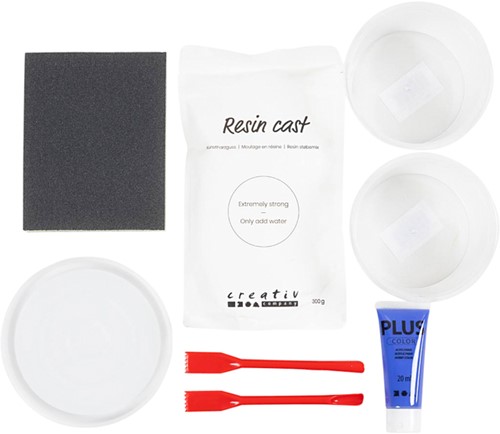 Hobbyset Creativ Company Hars Gieten dienblad met marmereffect-1