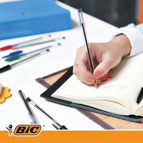 Balpen Bic Cristal medium zwart-3