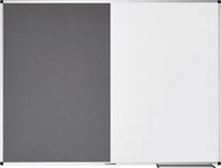 Combibord Legamaster UNITE grijs vilt-whiteboard 90x120cm