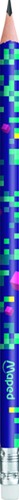 Potlood Maped Pixel Party met gum set à 12 stuks-2