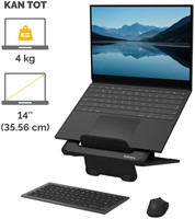 Laptopstandaard Fellowes Breyta zwart-2