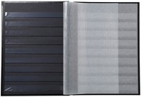 Postzegelalbum Exacompta 22.5x30.5cm 48 zwarte pagina's zwart-2