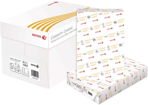 Laserpapier Xerox Colotech+ glossy coated A3 130gr wit 500 vel-1