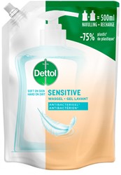 Handzeep Dettol Sensitive antibacterieël 500ml refill