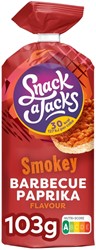 Rijstwafel Snack-a-Jacks BBQ paprika pak 103 gram